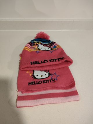 Gorro y bufanda niña