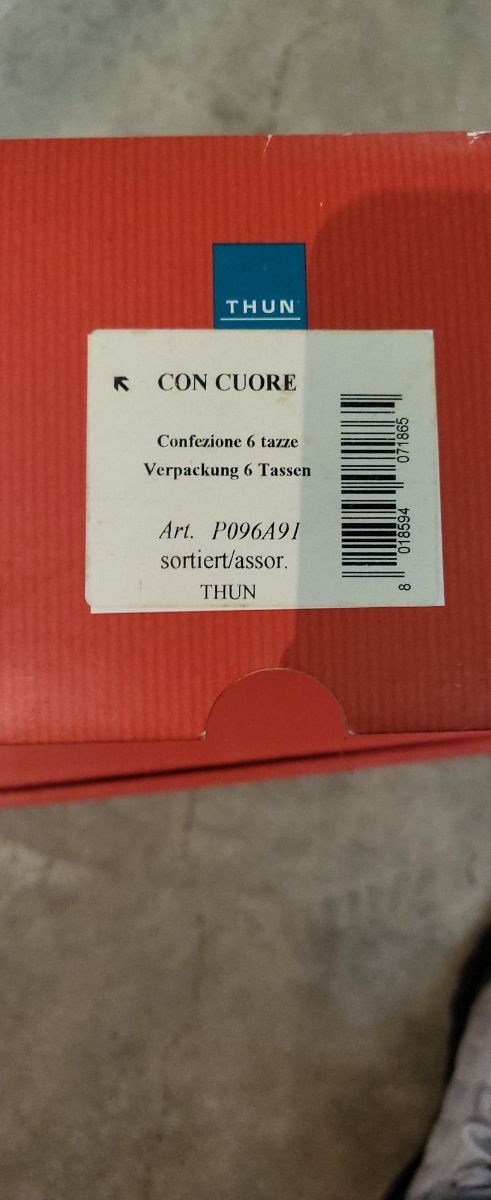 Tazzine da caffè thun