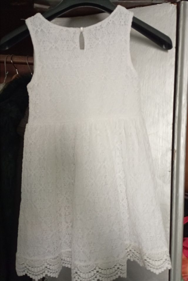 H&M abito bimba 122/128 cm 7 anni pizzo