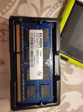 Memoria DDR3 para portátil.