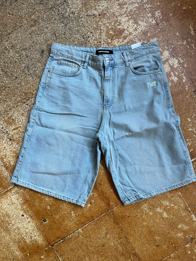 Pantalon Ancho Corto Vaquero 42