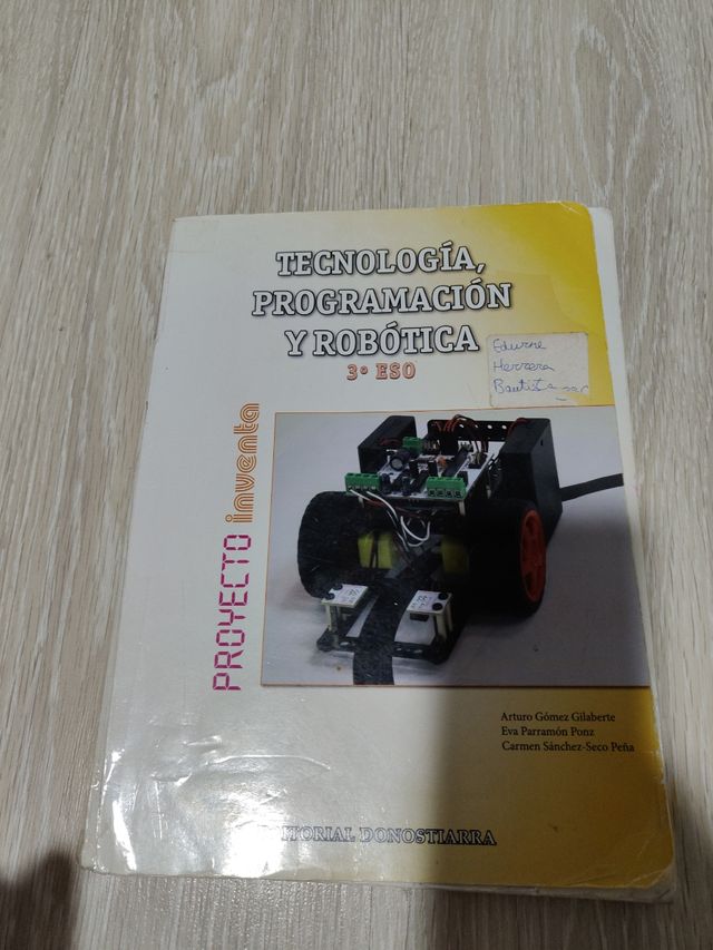 Libro tecnología programación y 3ESO