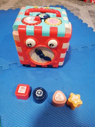 Jueguetes bebés Cubo actividades SIX-SIDED DRUM