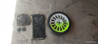 Radiadores y llanta mg zr