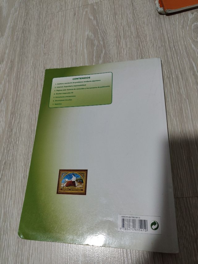 Libro tecnología programación y 2ESO