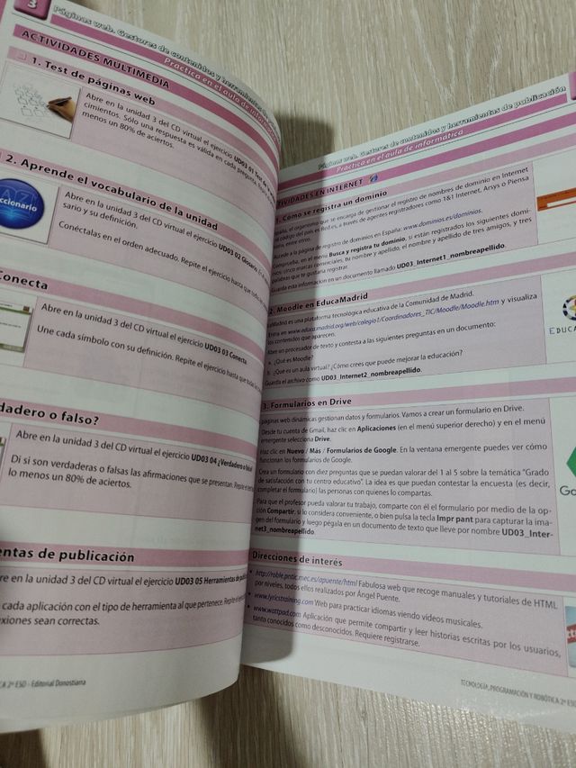 Libro tecnología programación y 2ESO