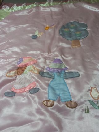 Trapuntina lettino in raso