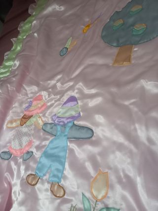 Trapuntina lettino in raso