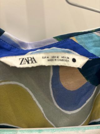 Camisa vestido Zara