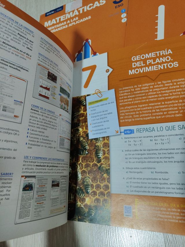 Libro matemáticas 3Eso