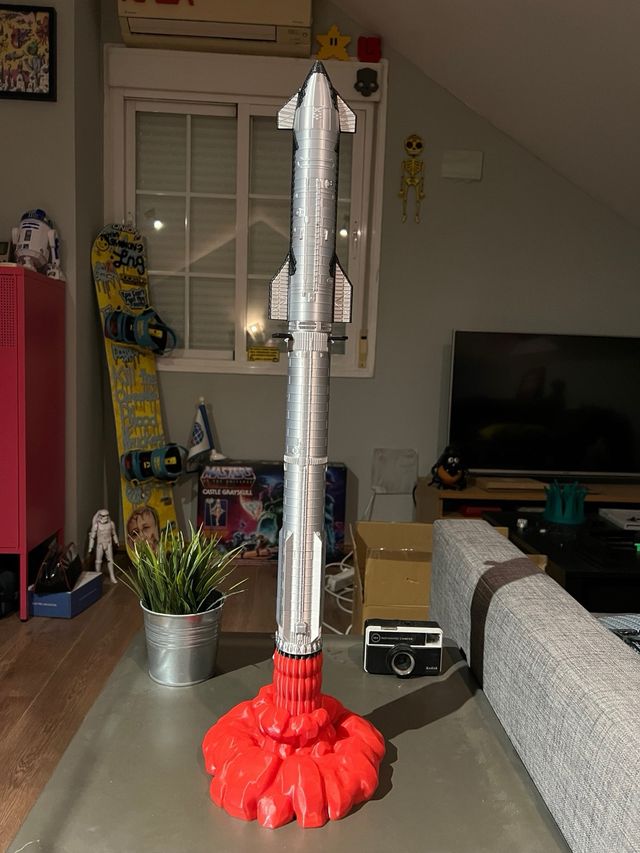 Lampara SPACE X SPACESHIP/BOOSTER