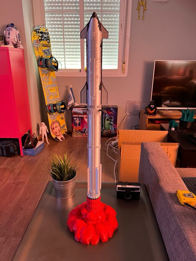 Lampara SPACE X SPACESHIP/BOOSTER