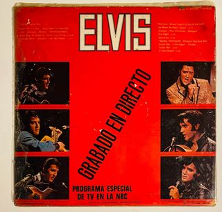 ELVIS PRESLEY -1a. Edición (1969) MONO- Vinilo LP