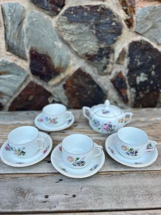 SET DE TE Porcelana Francesa