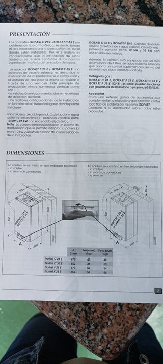 Caldera condensación Saunier Duval