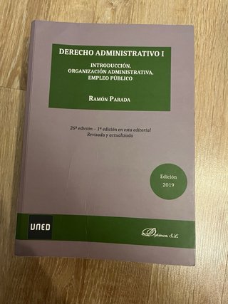 Libro derecho administrativo I