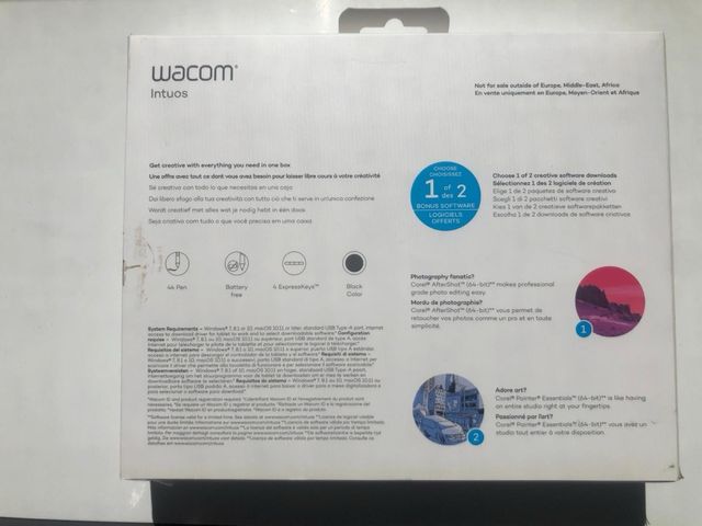 Wacom intuos, tableta grafica