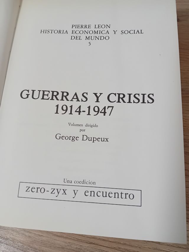 Guerras y Crisis 1914-1947