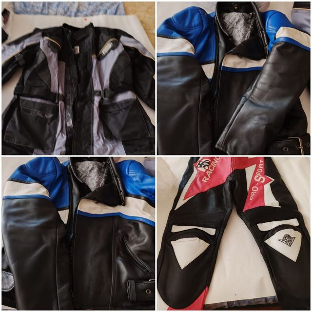 Chaquetas y pantalones morteros