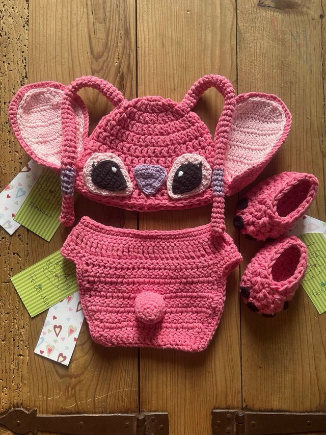 Lilo & stitch disfraz bebe crochet