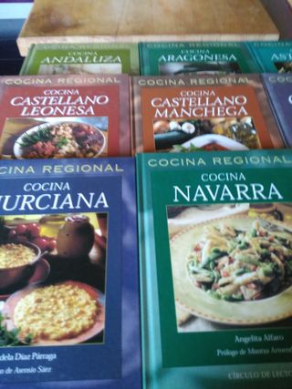 Libros de Cocina Regional Española.