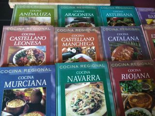 Libros de Cocina Regional Española.