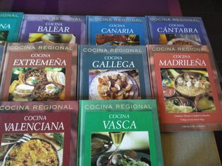Libros de Cocina Regional Española.