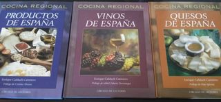 Libros de Cocina Regional Española.