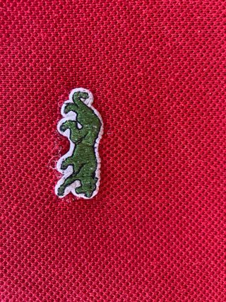 Polo Vintage Panther El Corte Ingles Rojo Niño