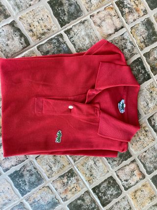 Polo Vintage Panther El Corte Ingles Rojo Niño