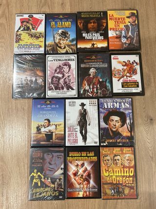 Pack 14 DVDs películas del oeste