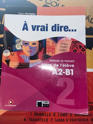 Libro de Texto de Frances 1 Bach