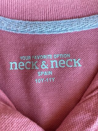 Polo Nek & Nek Rosa Niño