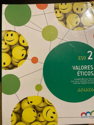 Libro Valores Eticos 2 Eso