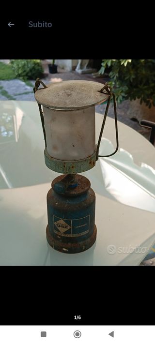 Lanterna vintage a gas ricaricabile 