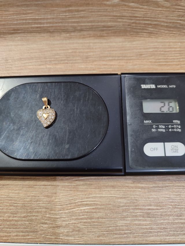 Colgante Corazón de Oro 18k