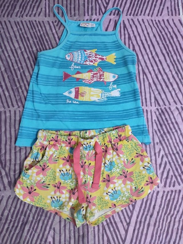 Conjunto 7 colores talla 4 años 