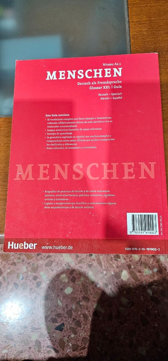 LIBROS ALEMAN MENSCHEN