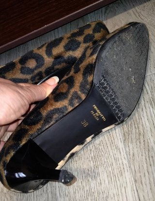 Scarpe décolleté animalier leopardate