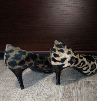 Scarpe décolleté animalier leopardate