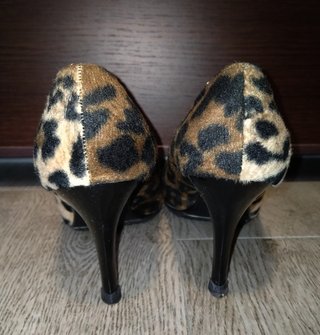 Scarpe décolleté animalier leopardate