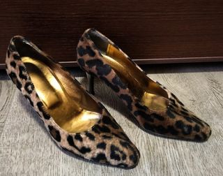 Scarpe décolleté animalier leopardate