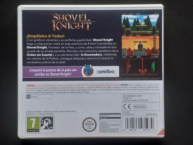 SHOVEL KNIGHT  3DS