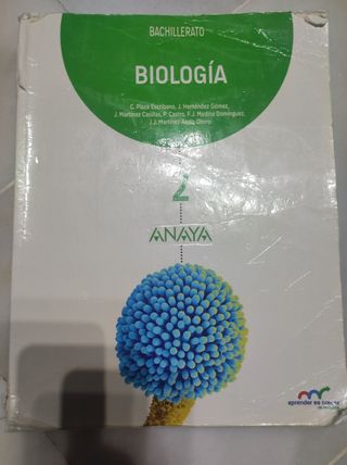 Libro biología 2 bachillerato
