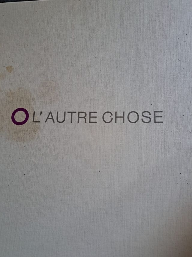 Tronchetto L'auntre chose petrolio, blu,