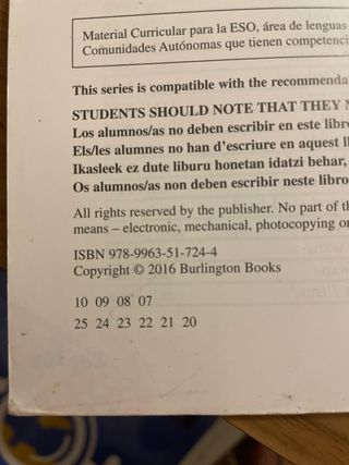 Libro ingles 1Eso