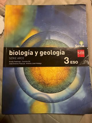 Biología y geología tercero de la eso