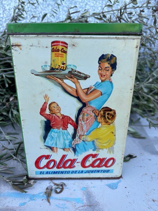Lata cola cao vintage