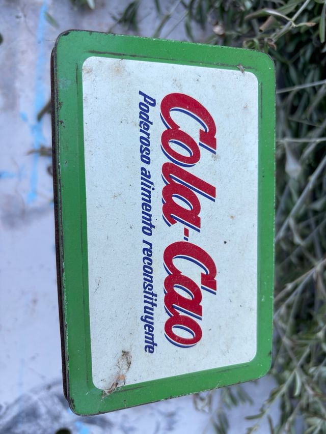 Lata cola cao vintage