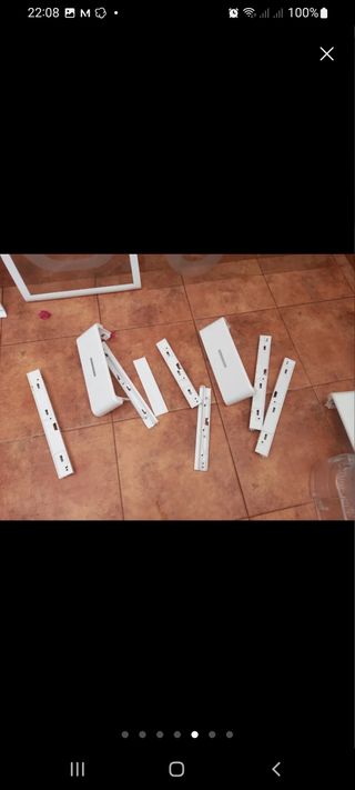 Estantes, baldas, cristal, nevera, frigorífico